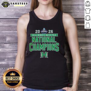 2026 NCAA Women's Water Polo National Champs Hawaii Rainbow Wahine victory tank top, showcasing team pride and athletic style.