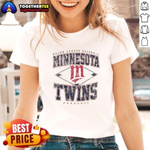 Official Minnesota Twins Major League Baseball Cooperstown Diamond Ladies Tee in vibrant team colors and stylish design.
