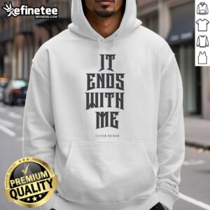 Top Citizen Soldier It Ends With Me hoodie featuring a bold design and comfortable fit for fans of the series.
