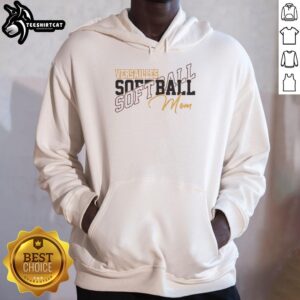 Original Versailles Softball Mom Hoodie in navy blue, showcasing a stylish design perfect for dedicated softball moms.