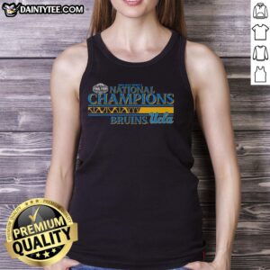 Official UCLA Bruins NCAA Women's Basketball 2026 National Champions tank top, featuring team colors and logo design.