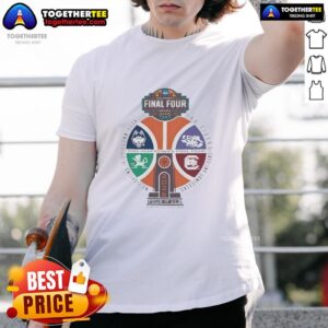 Alt Text: Awesome NCAA Women's Final Four Phoenix 2026 T-shirt featuring basketball trophy logo design for fans.