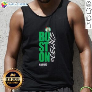 Stylish Boston Celtics playoff tank top for NBA 2026, perfect for fans showing team spirit during the games.