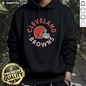 Hot Cleveland Browns Circle Hoodie featuring bold team logo and stylish design, perfect for fans and casual wear.