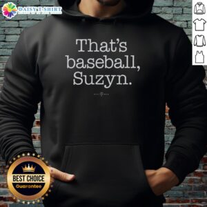 Hot That's Baseball Suzyn Hoodie featuring a stylish design perfect for baseball fans, showcasing team spirit and comfort.