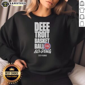 Hot Detroit Pistons Playoffs 26 Mantra All Dawg Sweatshirt featuring a vibrant design for passionate fans.