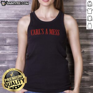 Original Carls A Mess Summer House Tank Top featuring vibrant colors and a stylish design perfect for summer wear.