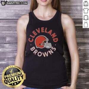 Stylish Hot Cleveland Browns Circle Tank Top for fans, featuring bold team graphics and a comfortable fit.