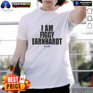 Official I Am Figgy Earnhardt T-Shirt featuring a bold design and vibrant colors, perfect for racing fans.