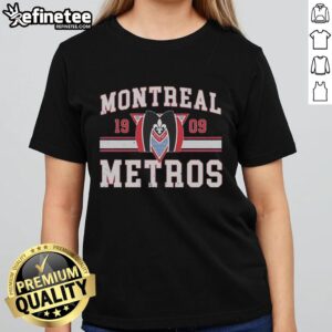 Pretty Heated Rivalry inspired Montreal Metros Team Hollander ladies tee featuring vibrant colors and stylish design.