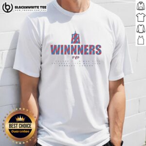 Alt Text: Pretty Winners FVP Palace Man Saturday London T-Shirt featuring stylish design and vibrant colors for casual wear.