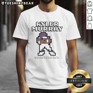 Good Kyler Murray Quarterback Pixel T-Shirt featuring vibrant pixel art design for football fans and gamers.