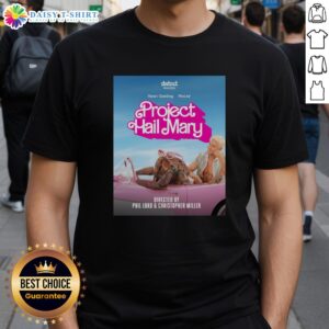 Pretty Project Hail Mary Barbie Movie Mashup T-Shirt featuring Ryan Gosling in a creative Rocky-themed design.