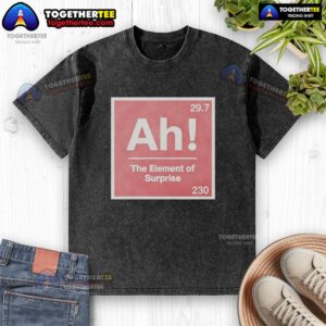 Nice The Element Of Surprise 230 Ah 29 7 Sci-Fi movie washed t-shirt featuring vibrant graphics and a comfortable fit.