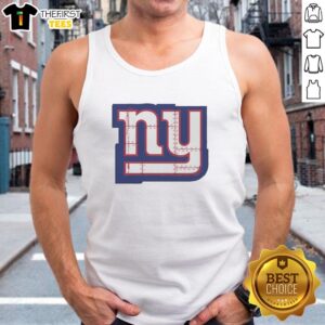 Original New York Giants Rivet Logo Tank Top showcasing team pride and style for fans.