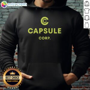 Stylish Top Capsule Corp Trunks Dragon Ball hoodie featuring vibrant colors and iconic anime design, perfect for fans.
