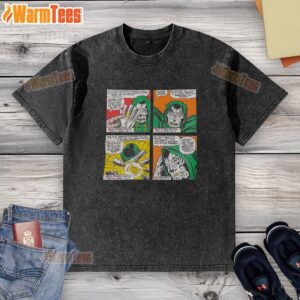 Official Doctor Doom Special Herbs Album Comic washed t-shirt featuring vibrant graphic design and comfortable fit.
