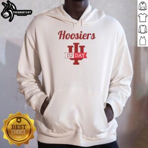 Nice Hoosiers IU Day Hoodie featuring bold team colors and logo, perfect for Indiana University fans and gameday wear.