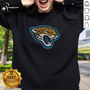 Good Jacksonville Jaguars Rivet Logo Sweatshirt featuring bold team logo, perfect for fans and casual wear.