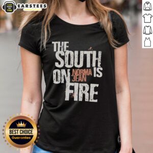 Nice Norma Jean The South Is On Fire Ladies Tee featuring vibrant graphic design and comfortable fit for stylish wear.