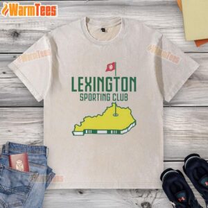 Good Lexington Sporting Club Golf Washed T-Shirt in soft cotton, perfect for casual golf outings and stylish everyday wear.