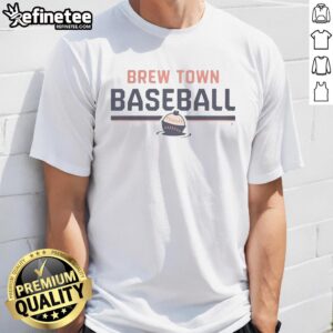 Alt Text: Top Milwaukee Brewers Nike Brew Town Baseball 2026 City Connect T-Shirt featuring vibrant team colors and logo.
