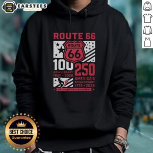 Good Houston Texans Route 66 Centennial 100th Anniversary hoodie celebrating 250 years of America, 1926-2026.