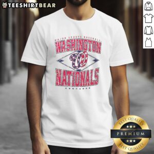 Alt Text: Pretty Washington Nationals MLB Cooperstown Diamond T-Shirt in vibrant colors, perfect for baseball fans.