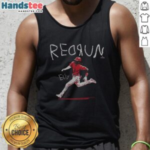 Official Redrun Elly De La Cruz tank top featuring vibrant graphics and a stylish design for baseball fans.