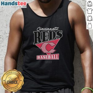 Alt Text: Premium Cincinnati Reds Baseball Logo 2026 Tank Top featuring the iconic team logo in vibrant colors.