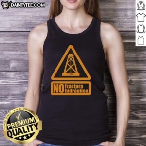 Original No Fractura Hidrulica tank top featuring eco-friendly design and comfortable fit for environmental advocates.