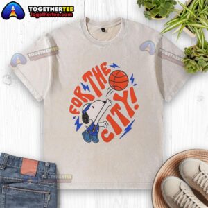 Original Snoopy Gilgeous-Alexander Oklahoma City Thunder NBA washed t-shirt featuring vibrant graphic design.