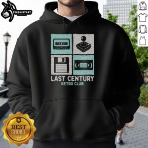 Good Last Century Retro Club Hoodie featuring a vintage design perfect for casual wear and nostalgic fashion lovers.