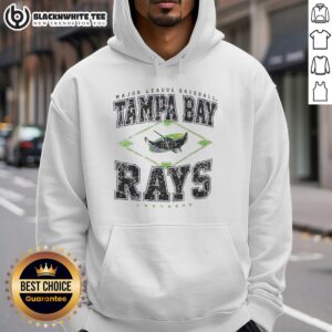 Awesome Tampa Bay Rays Major League Baseball Cooperstown Diamond Hoodie featuring team logo and stylish design.