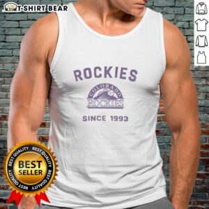 Pretty Colorado Rockies Cooperstown Duster Tank Top in vibrant colors, perfect for summer outings and outdoor adventures.