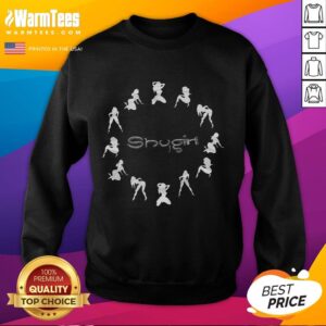 Official Shygirl Human Shape Circle Sweatshirt featuring a stylish design and vibrant colors for trendy streetwear.