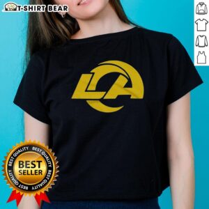 Nice Women's Los Angeles Rams 26 Ladies Tee in vibrant blue, perfect for game day and showing team spirit.