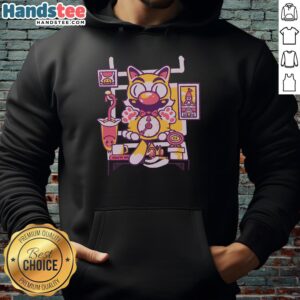 Premium Cat On Time Hoodie featuring a stylish design and cozy fit for cat lovers, perfect for everyday wear.