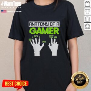Nice Anatomy Of A Gamer T-Shirt - Image 5