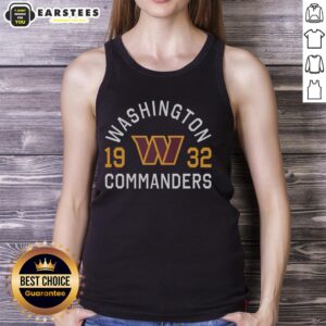 Alt Text: Awesome Washington Commanders Heritage Print Tank Top featuring team colors and logo for stylish game day wear.