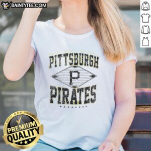 Hot Pittsburgh Pirates Major League Baseball Cooperstown Diamond Ladies Tee featuring team logo and stylish design.