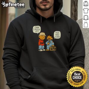 Alt Text: Original Can I Kick It Yes You Can Hip Hop Hoodie in black, featuring bold graphic design and comfortable fit.