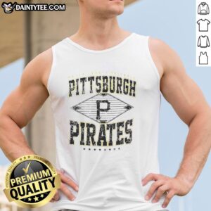 Alt Text: Hot Pittsburgh Pirates Major League Baseball Cooperstown Diamond tank top for stylish baseball fans.
