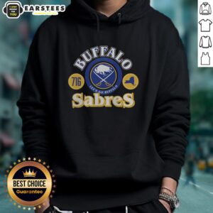 Buffalo Sabres Arch Class hoodie in navy blue, featuring team logo and stylish design for fans and casual wear.