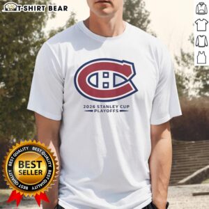 Nice Montreal Canadiens NHL 2026 Stanley Cup Playoffs T-Shirt featuring team logo and vibrant colors for fans.