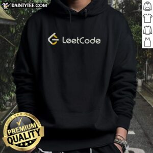 Hot Leet Code Logo Hoodie featuring a stylish design, perfect for coding enthusiasts and tech lovers.