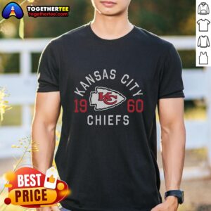 Hot Kansas City Chiefs Heritage Print T-Shirt featuring vibrant team colors and logo, perfect for fans and casual wear.