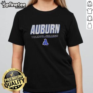 Pretty Auburn High School Cross Country T-Shirt - Image 3