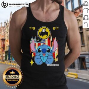 Pretty Stitch Like Buffalo Wild Wings USA Flag Tank Top featuring a vibrant American flag design and stylish stitching.