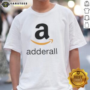 Good Adderall Logo Parody T-Shirt featuring a humorous take on the Adderall brand logo for a fun, trendy look.